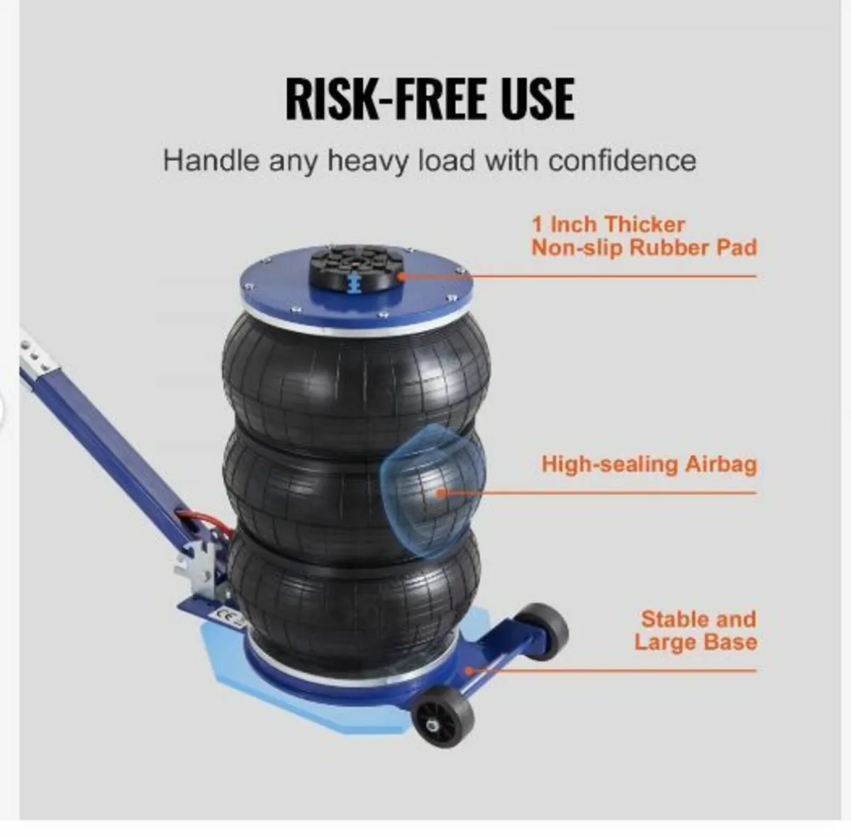 Air Jack, 5 Ton/11000 lbs Triple Bag - Image 4