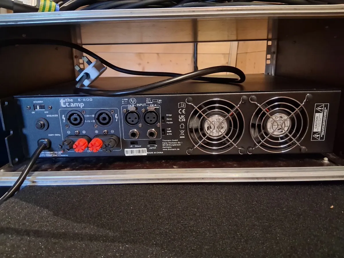 PA speakers and Amplifier - Image 4