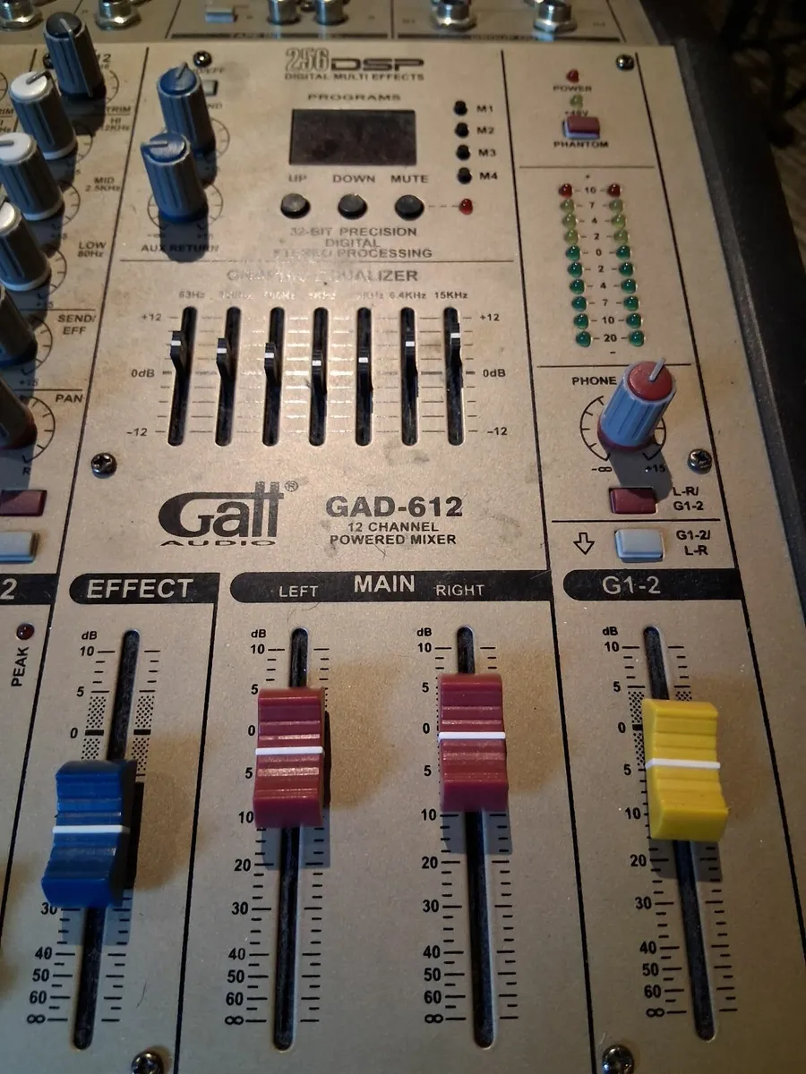 12 channel powered mixer - Image 3