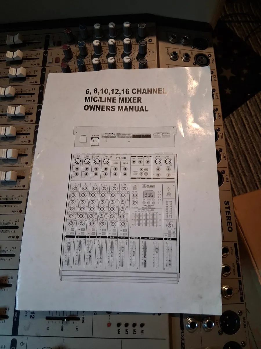 12 channel powered mixer - Image 4