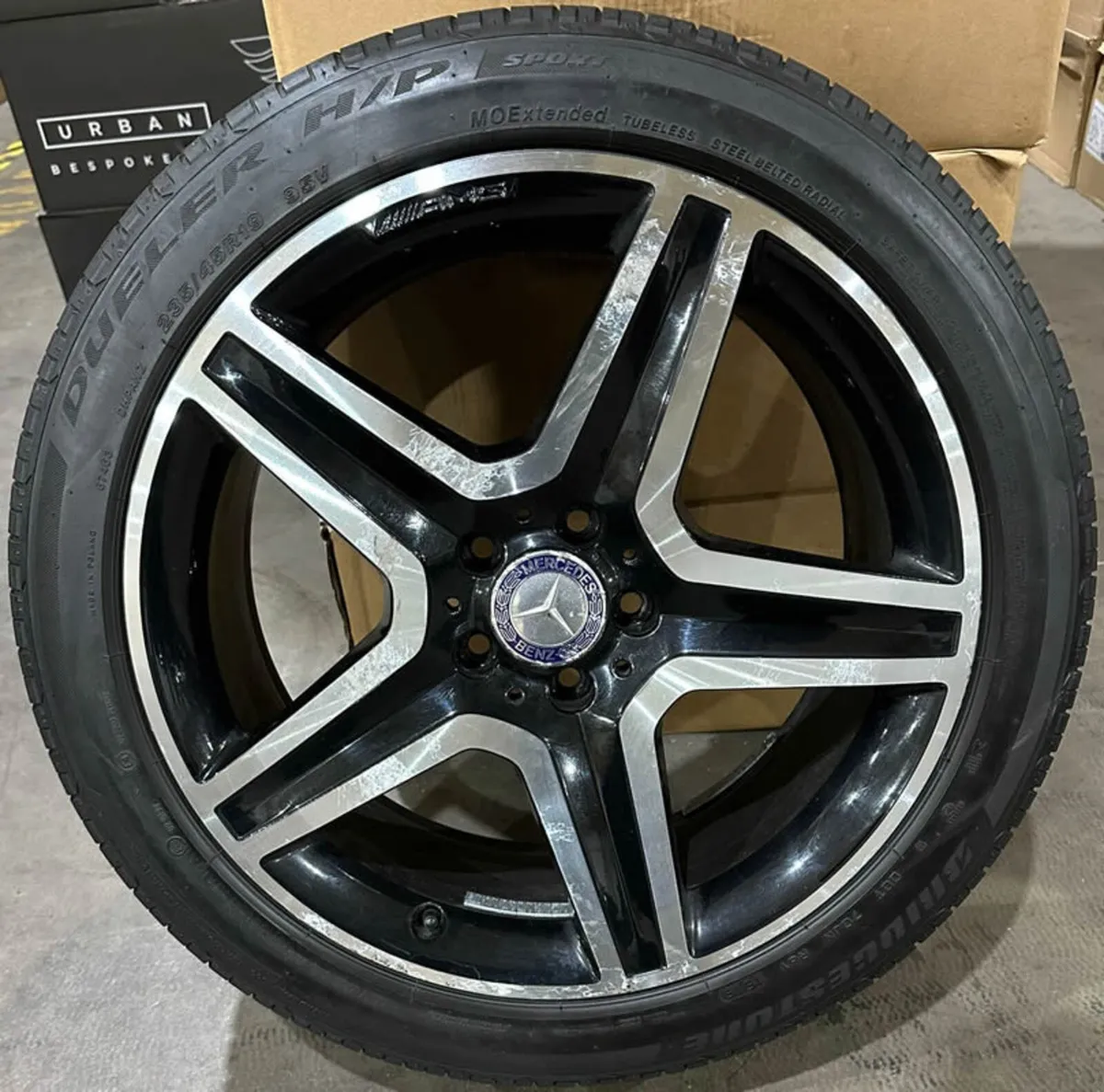 19" GENUINE MERCEDES GLA X156 ALLOY WHEELS & TYRES - Image 4