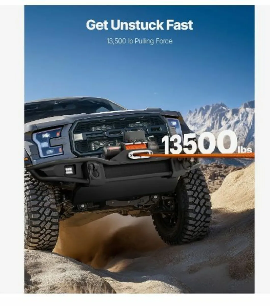 Electric Winch Truck 6123.5 kg - Image 2