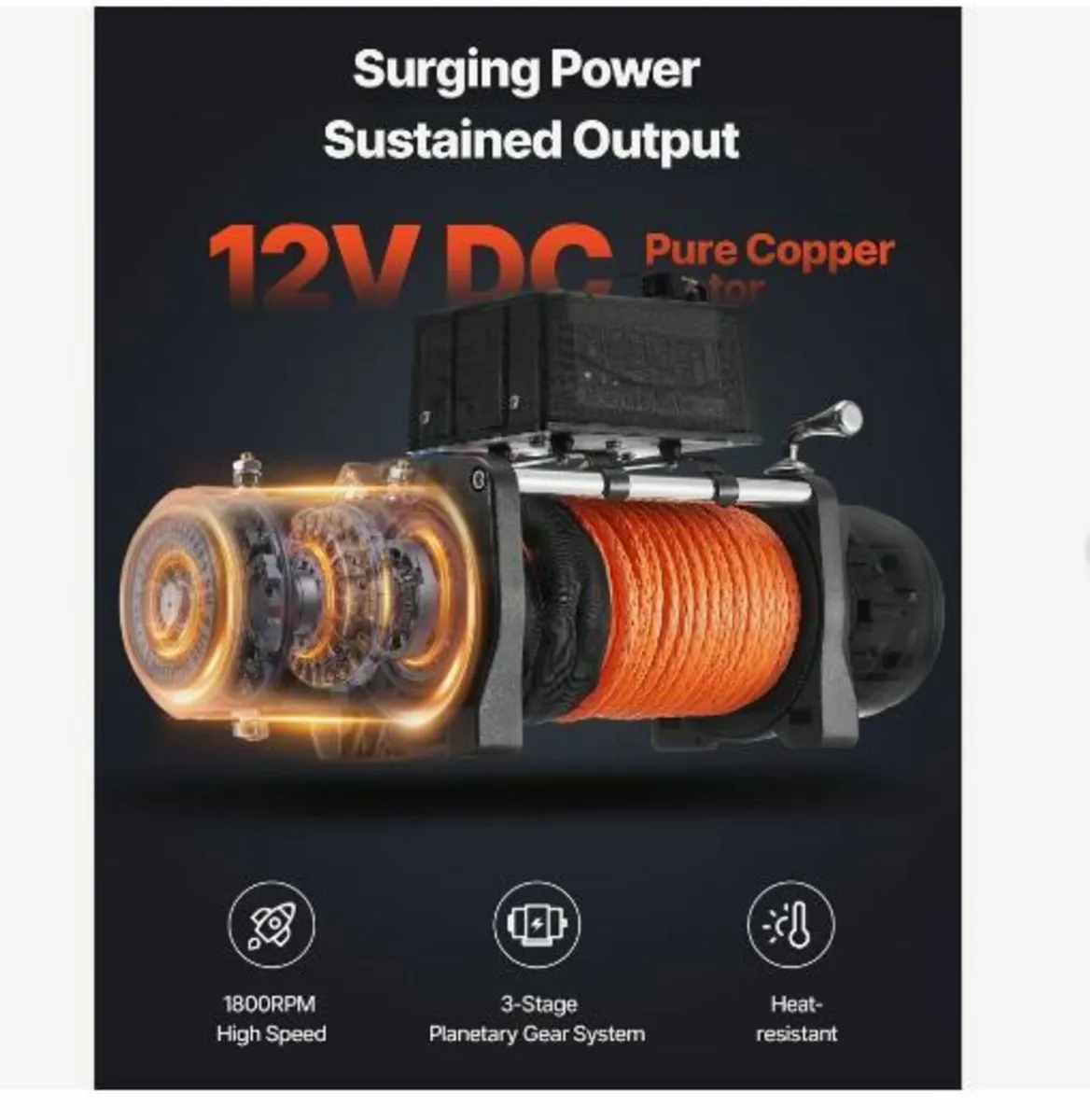 Electric Winch Truck 6123.5 kg - Image 4