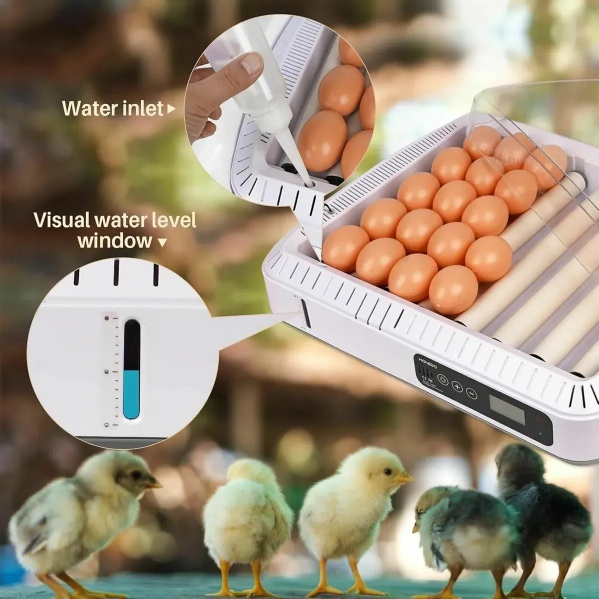 35 Eggs Incubators With Auto Turn And Temperature - Image 4