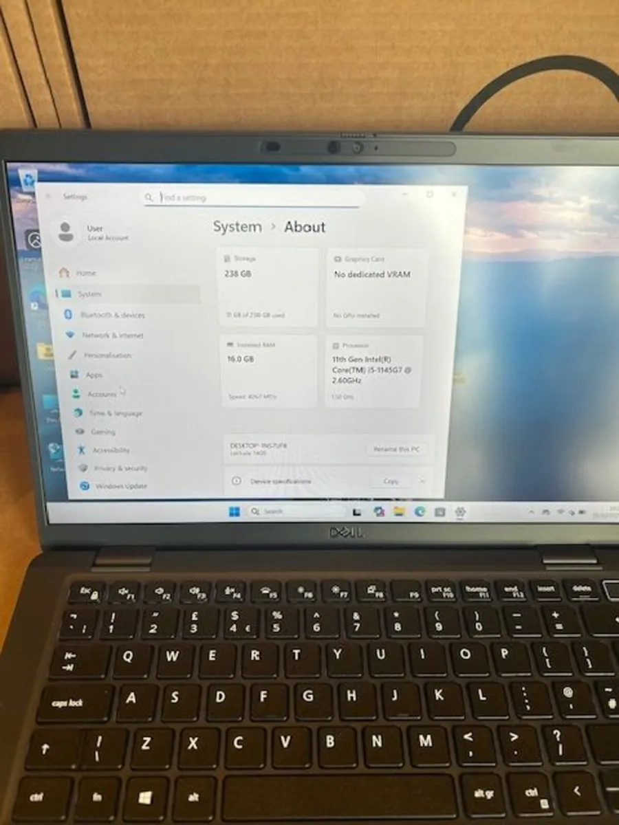 Dell Latitude Touch i5 11th Gen 16GB Ram SSD 11 - Image 2