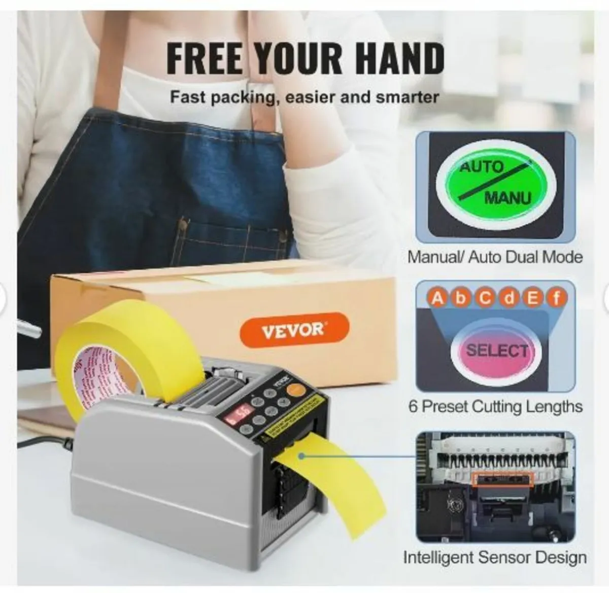 Zcut-9 Automatic Tape Dispenser Adhesive - Image 1