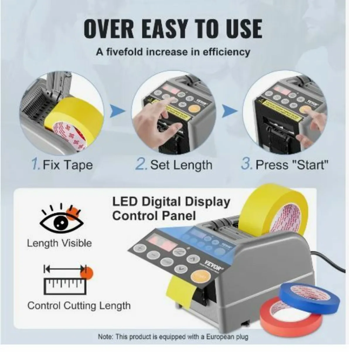 Zcut-9 Automatic Tape Dispenser Adhesive - Image 3