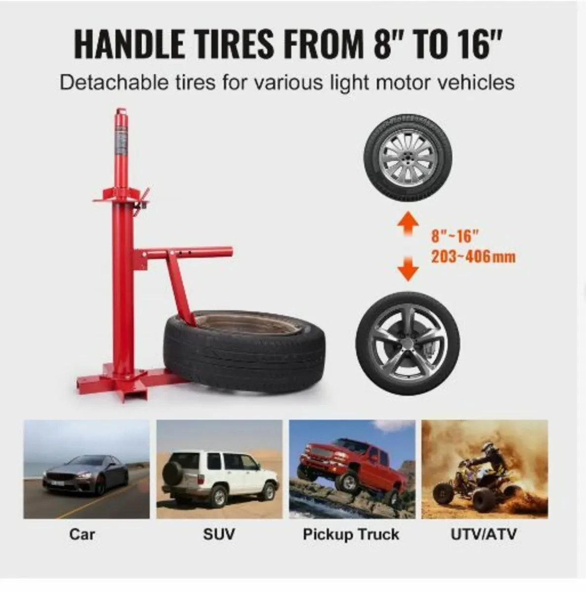 Portable Manual Tire Changer Bead Breaker Tool - Image 2
