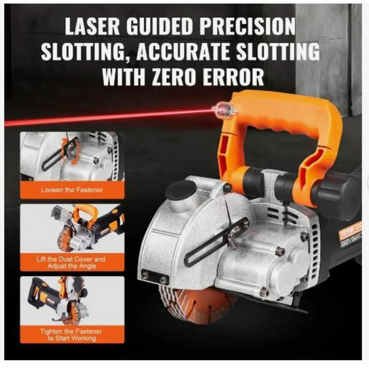 Electric Wall Chaser, Wall Groove Cutting - Image 2