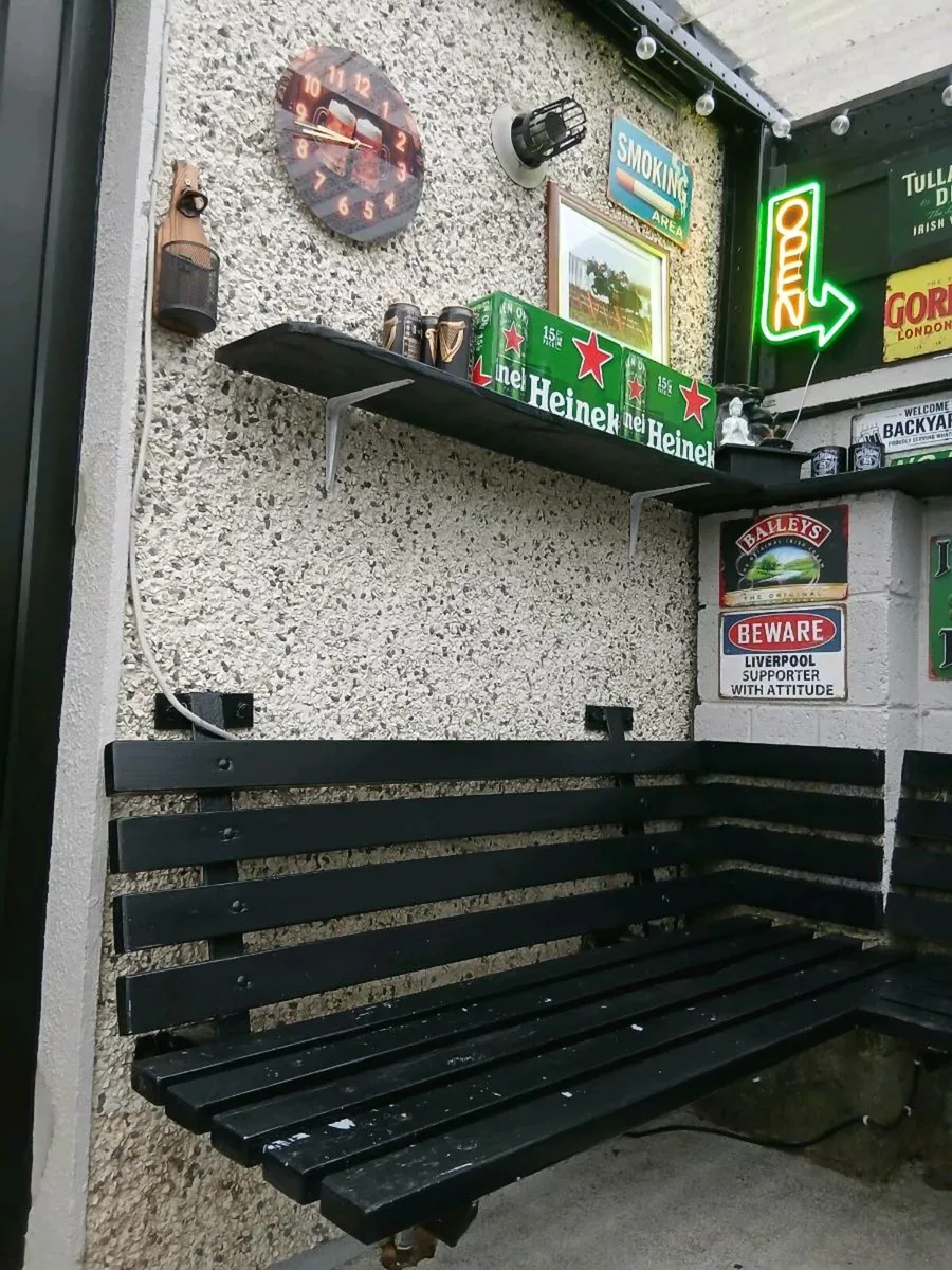 Garden,patio wall mounted bench - Image 2