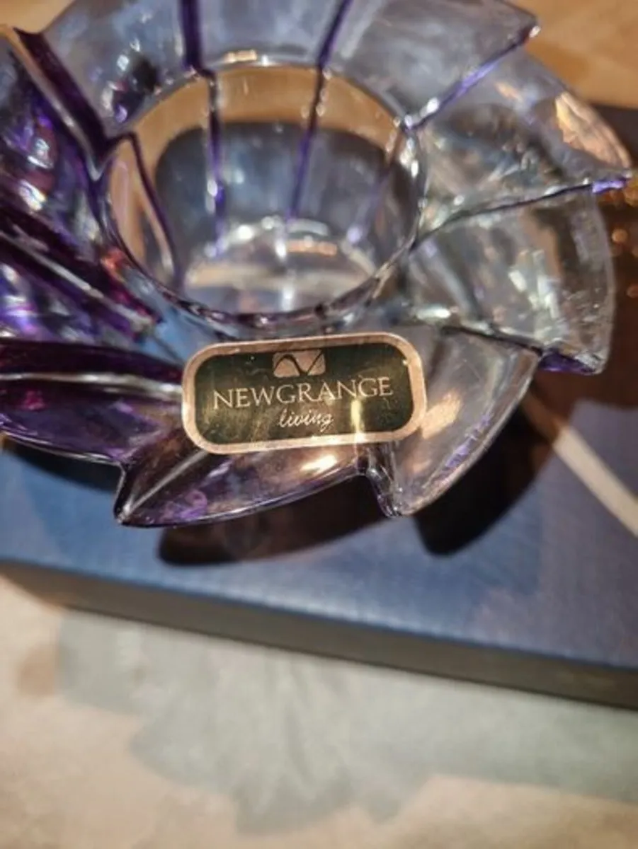 Two crystal candlesticks NEWGRANGE - Image 4