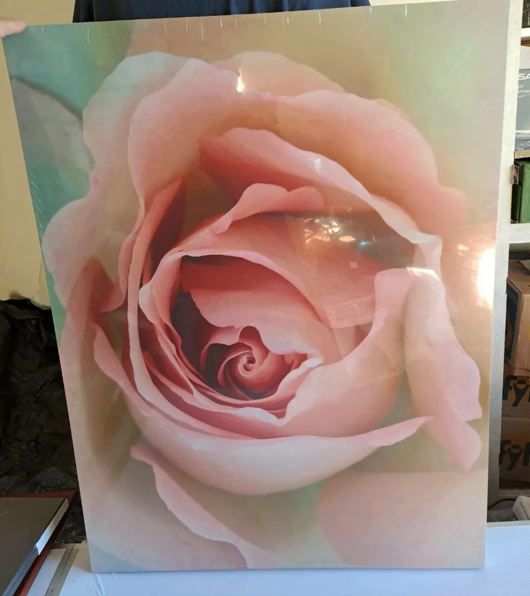 Large Stretched Canvas on Solid Wooden Frame - Image 4