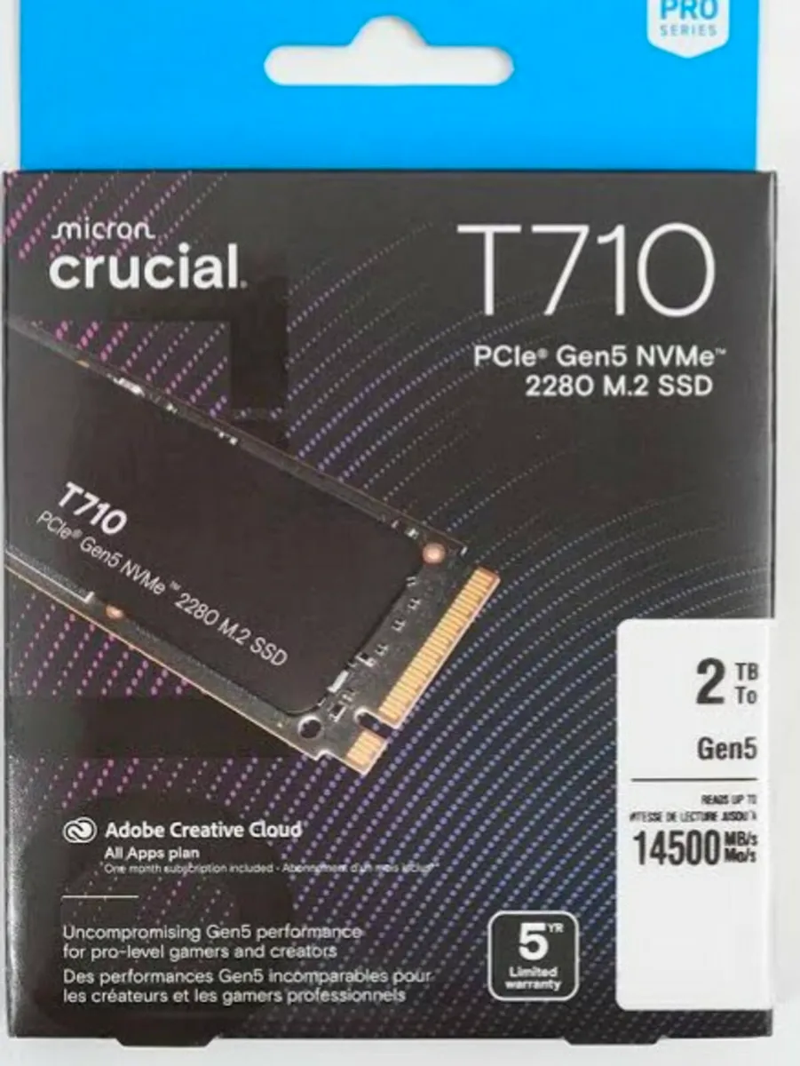 Crucial T710 Gen5 2TB SSD - Price is firm