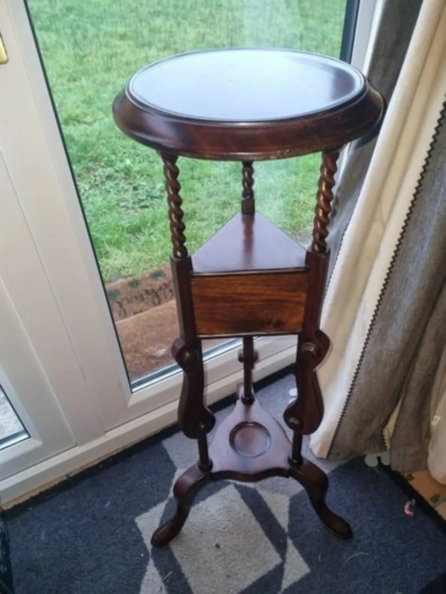 Mahogany Plant Stand - Image 3
