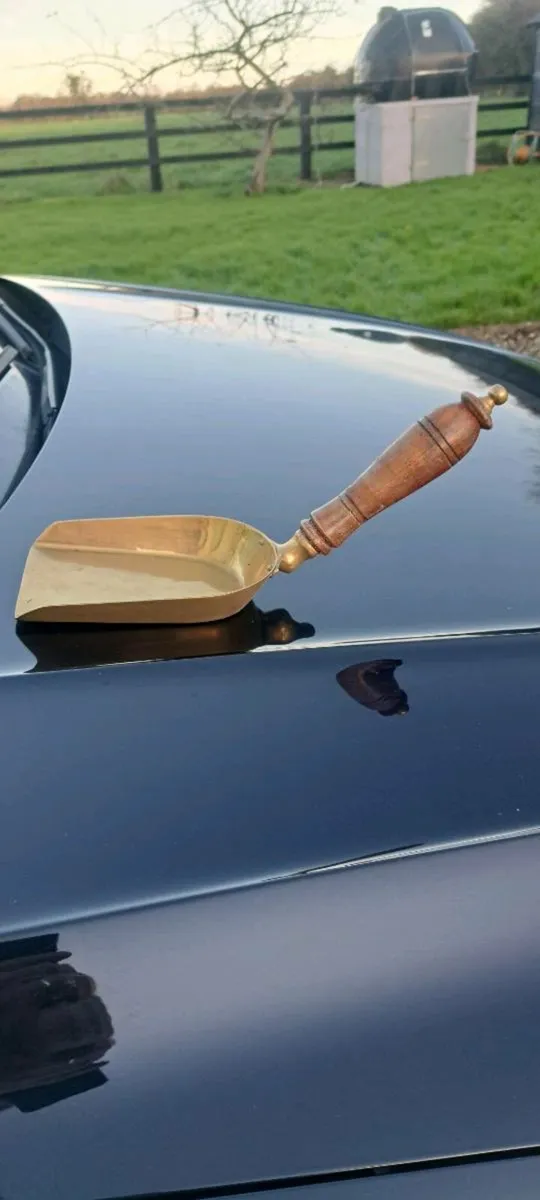 Old brass  coin  shovel - Image 1
