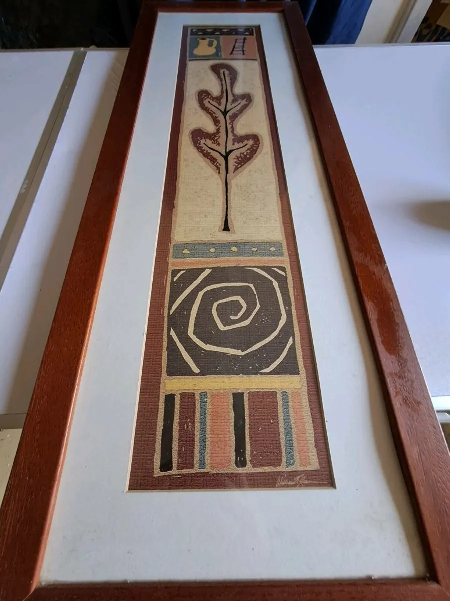 Tribal Solid Wooden Framed Wall Art - Image 4