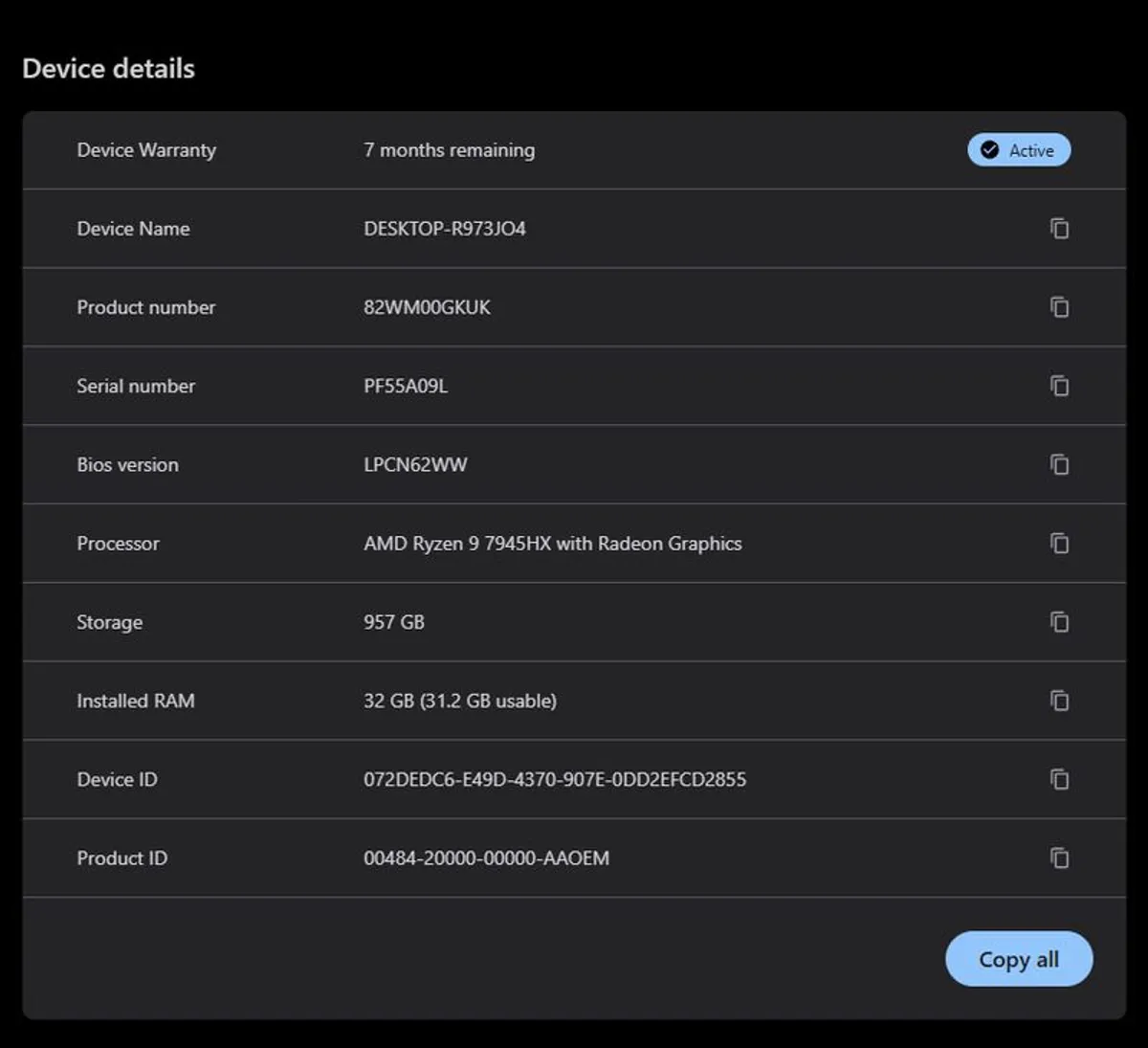 Gaming Laptop | Rtx 4070 | Ryzen 9 7945hx | 32gb Ddr5 Ram | 1tb Ssd | Manufacturer Warranty Still Active - Image 3