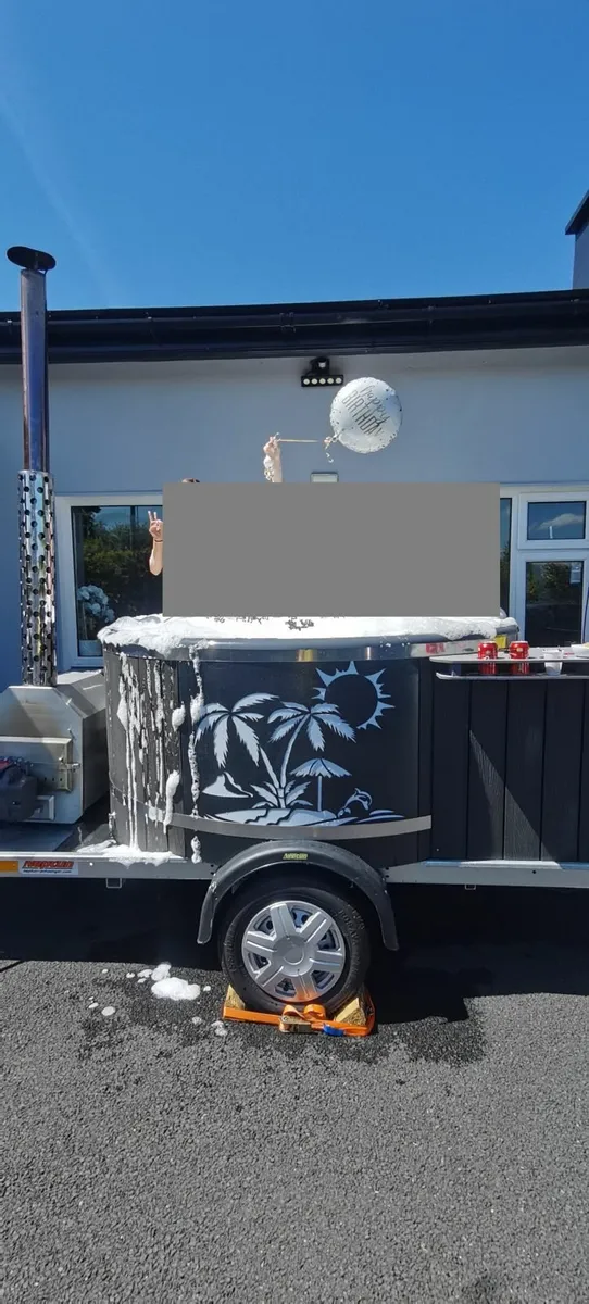 HOT TUB ON TRAILER