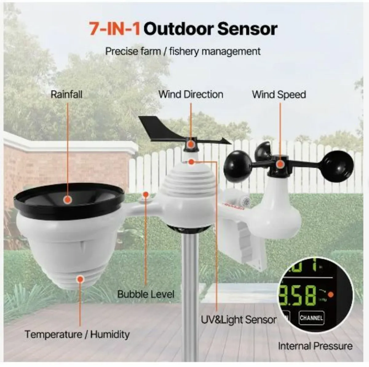 7-in-1 Wi-Fi Weather Station - Image 2