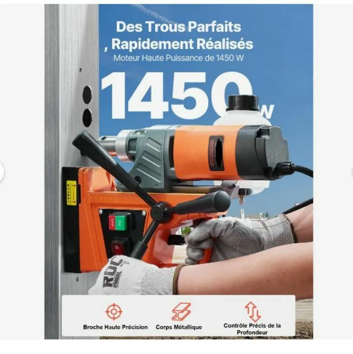 Magnetic Drill, 1450W - Image 3