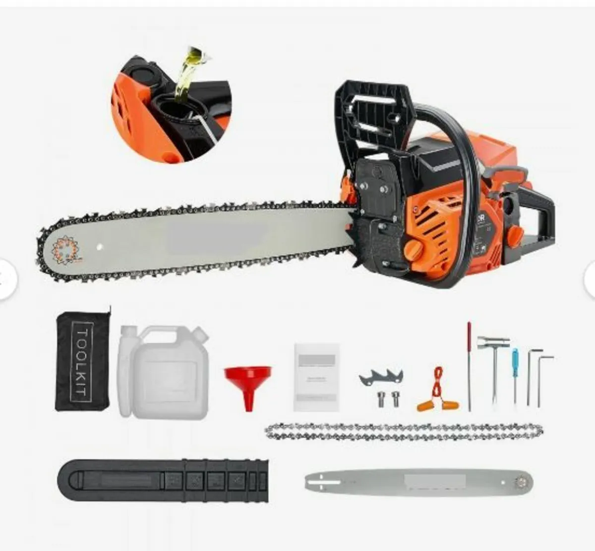 62 cc Gas Chainsaw, 20 inch Gas Powered - Image 1