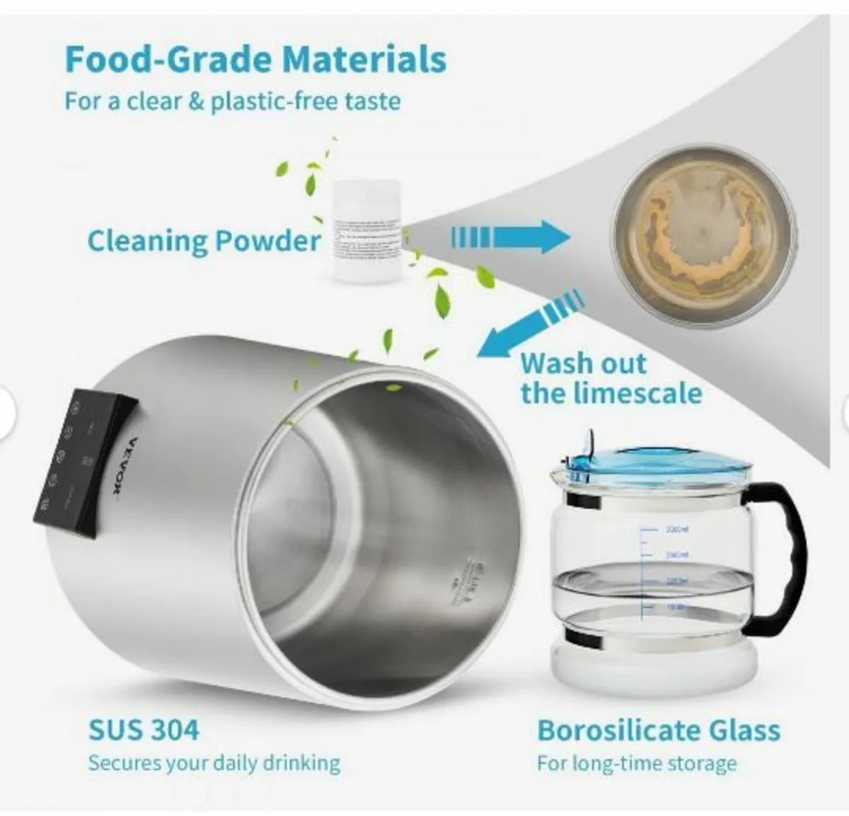 4L Water Distiller 1.5L/H Distilled Water Maker - Image 2