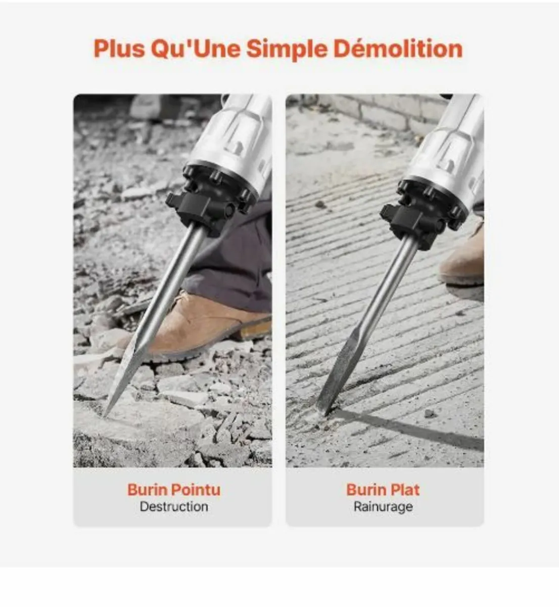 Demolition Jack Hammer, 3500W Jack Hammer - Image 3