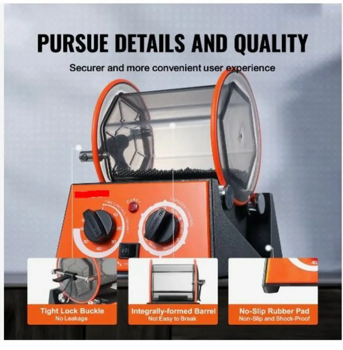 3kg Rotary Tumbler Surface Polisher Jewelry - Image 4