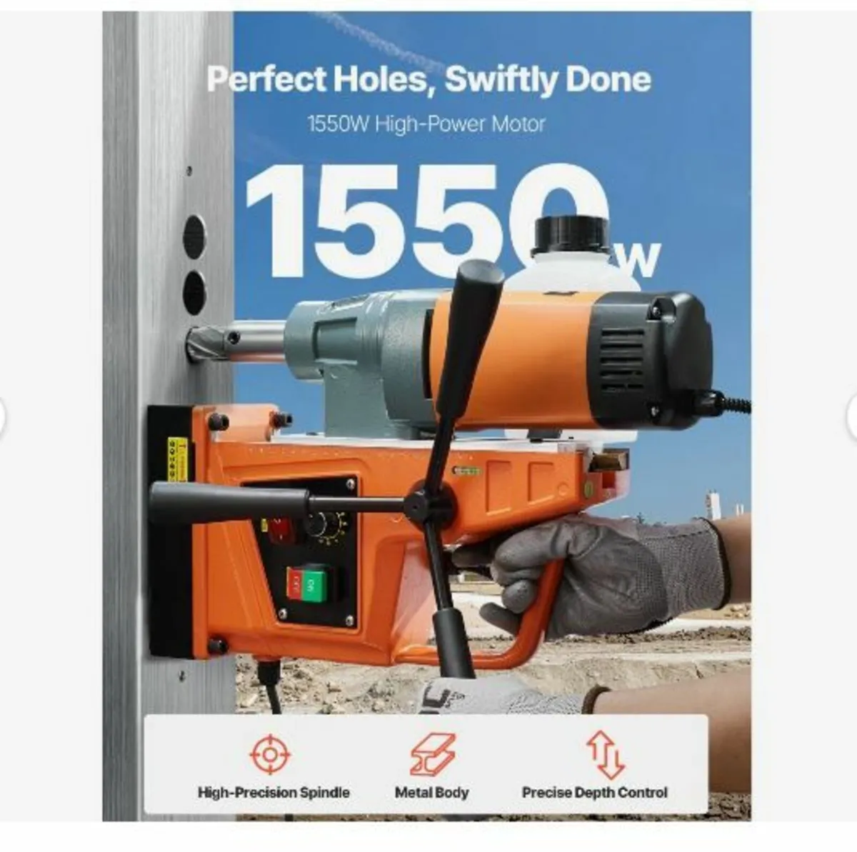 Magnetic Drill, 1550W - Image 3