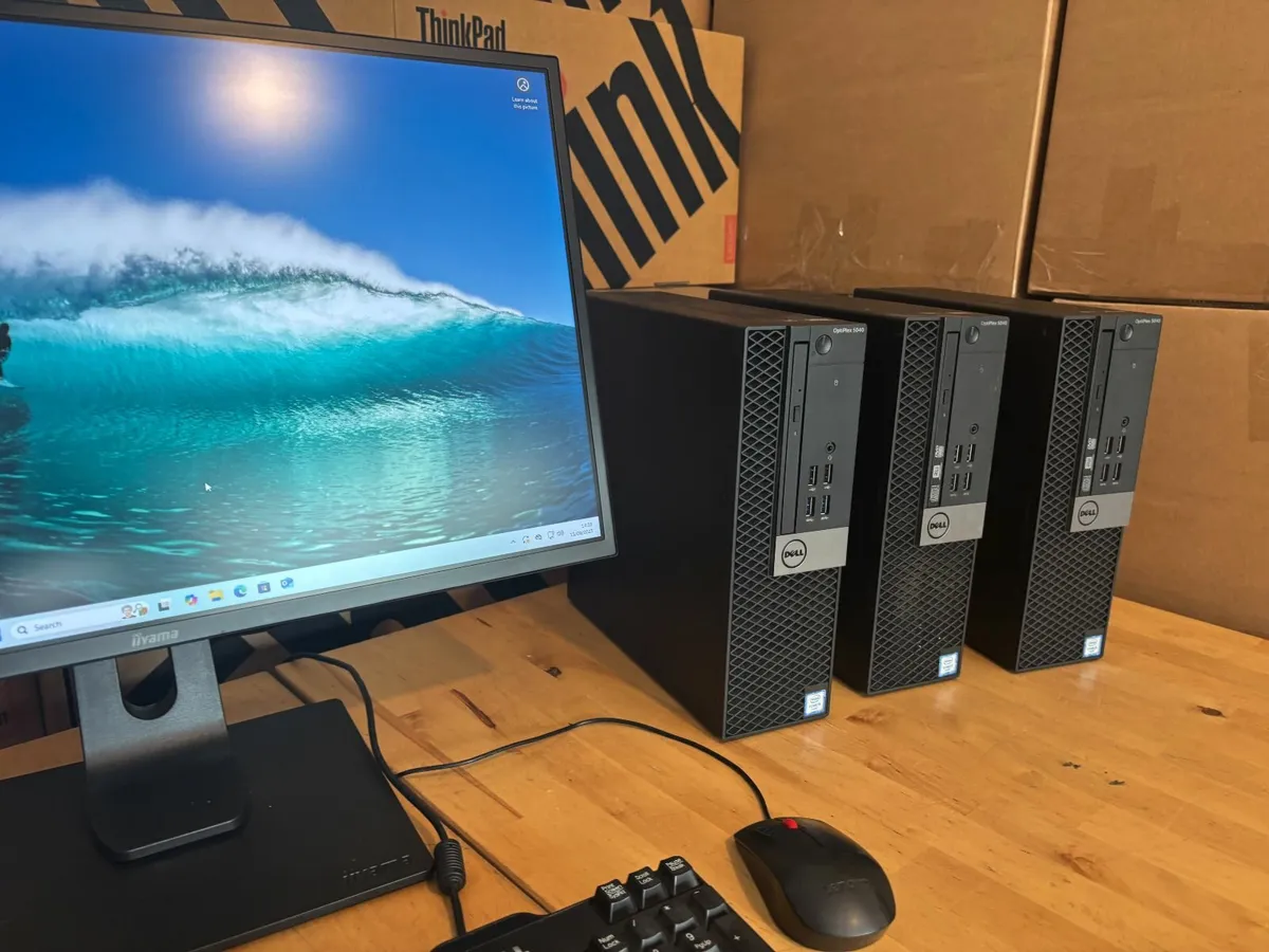Dell Optiplex PC's-16Gb-24" Screen-Wifi-Windows 11 - Image 2