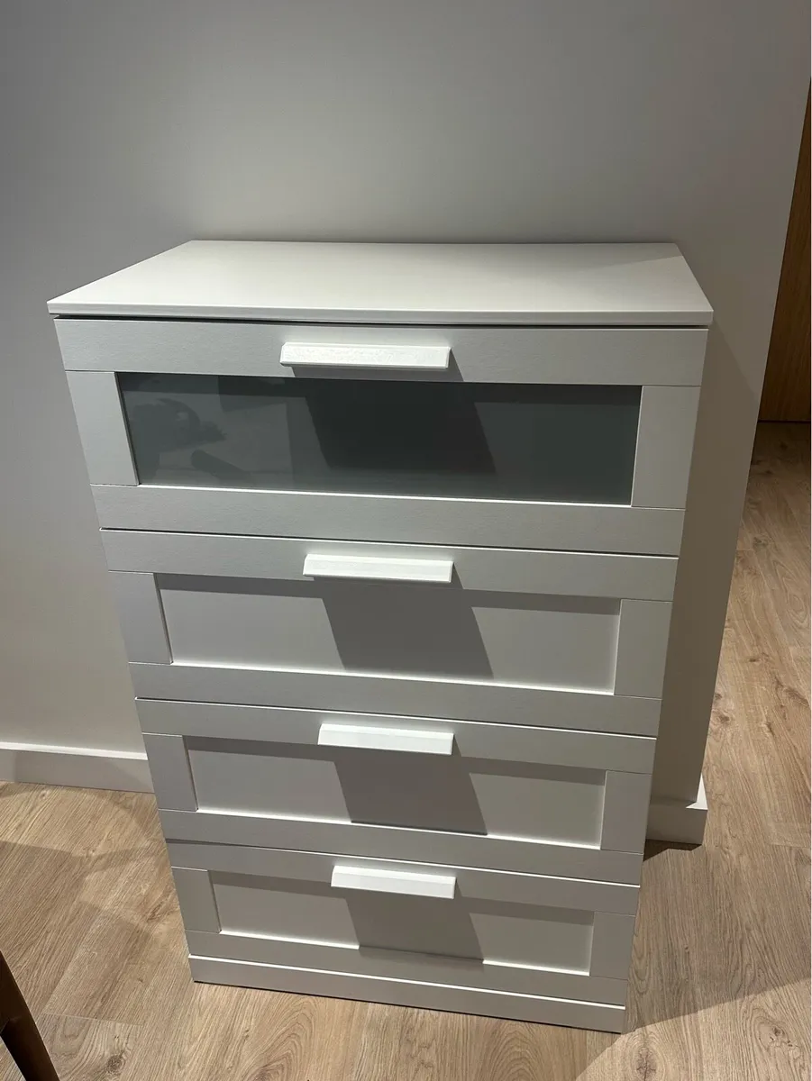 Chest of 4 drawers (Ikea BRIMNES) - Image 2