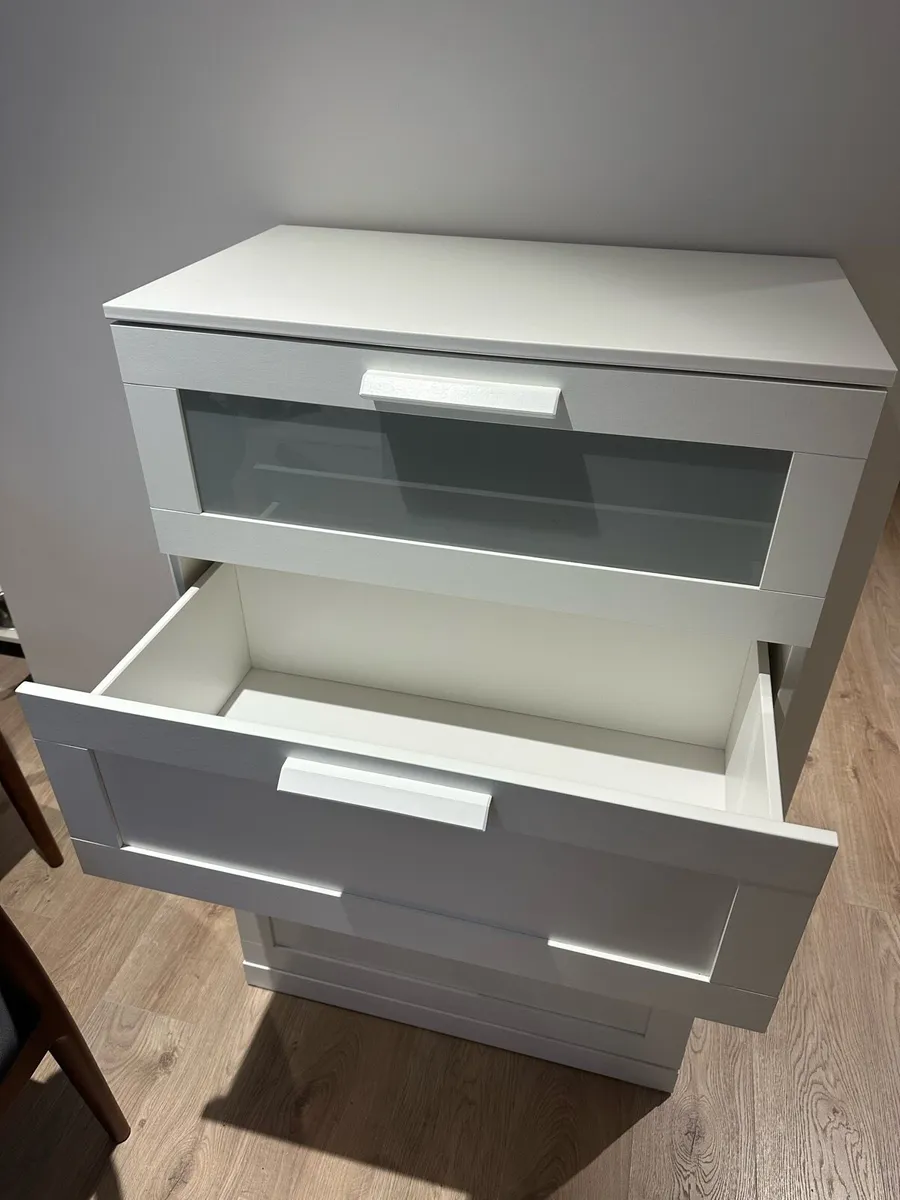 Chest of 4 drawers (Ikea BRIMNES) - Image 3
