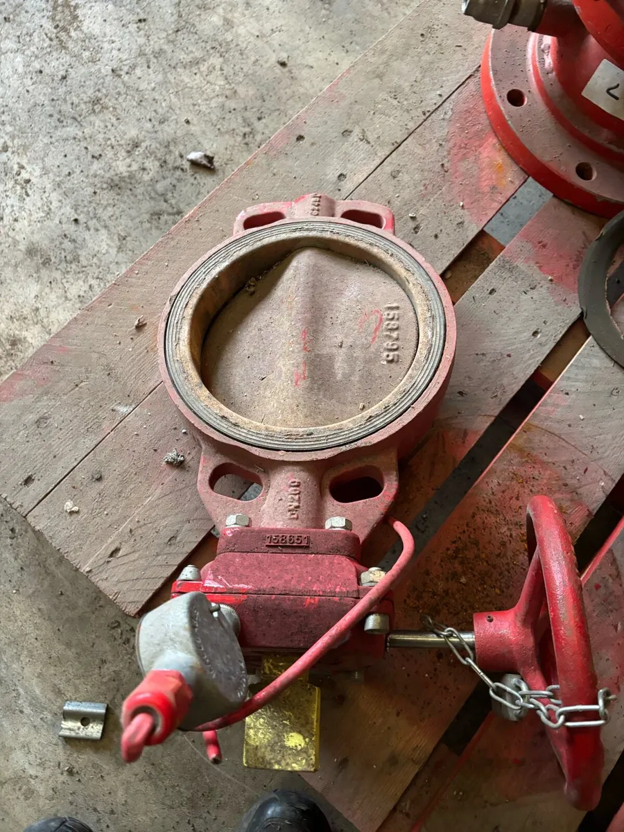 2 × SAPAG DN200 (8”) FM Approved Butterfly Valves - Image 1