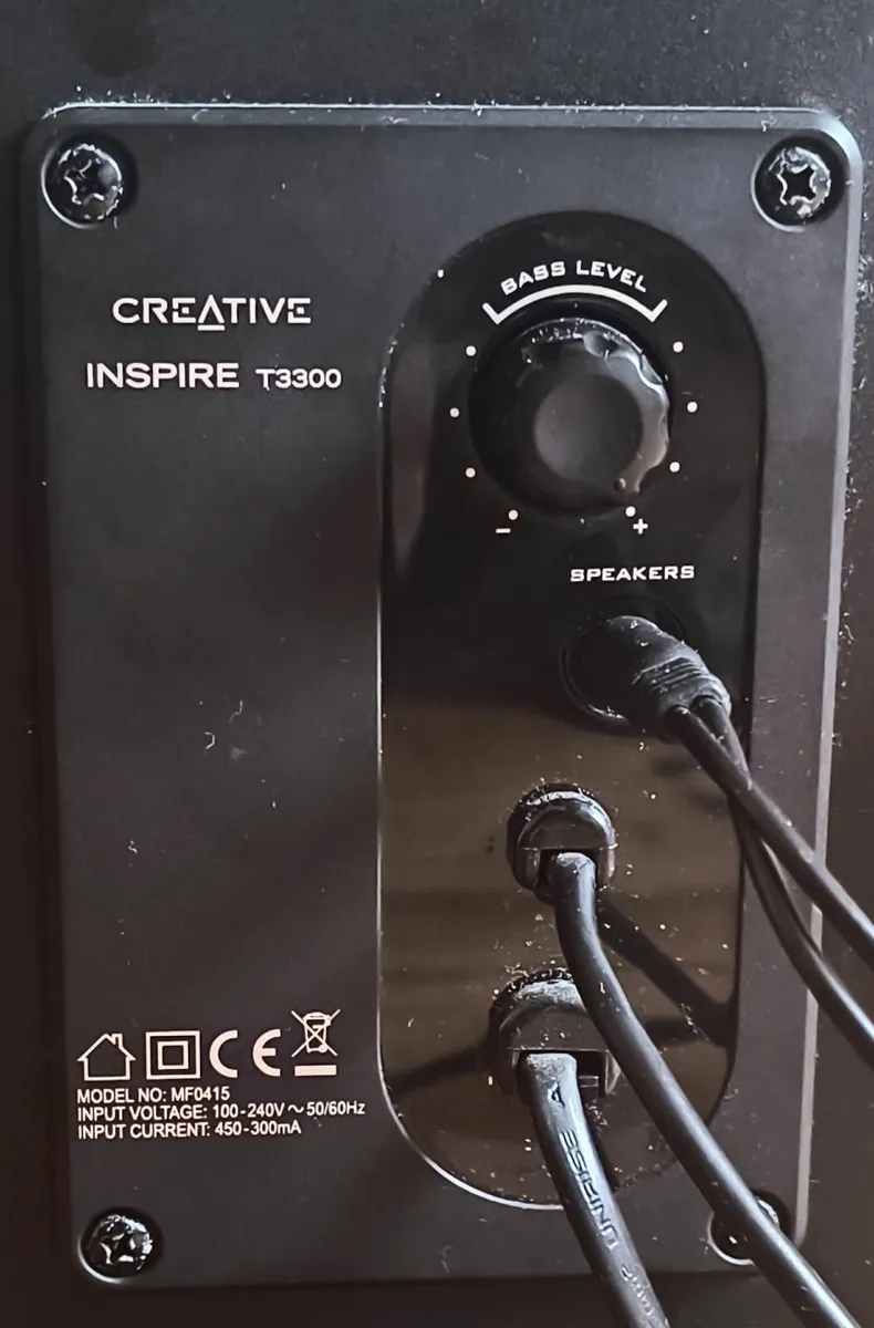 Creative Inspire T3300 2.1 Speaker System - Image 3