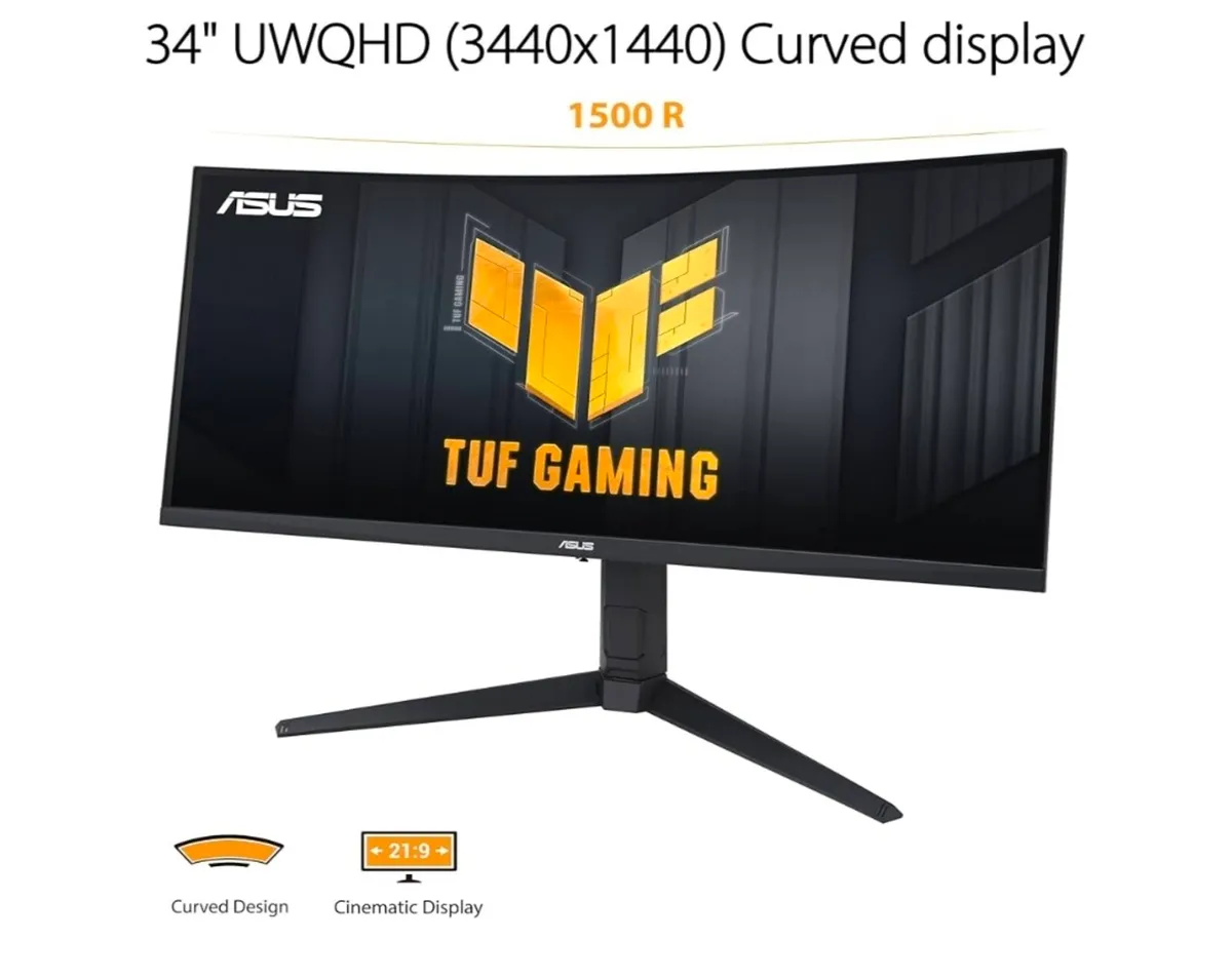 New: 34 inch ASUS TUF Gaming monitor VG34VQEL1A - Image 3
