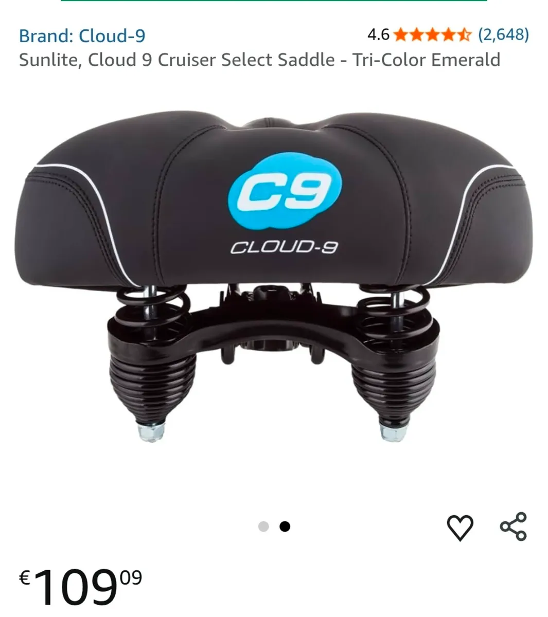 Cloud 9 bicycle seat - Image 2