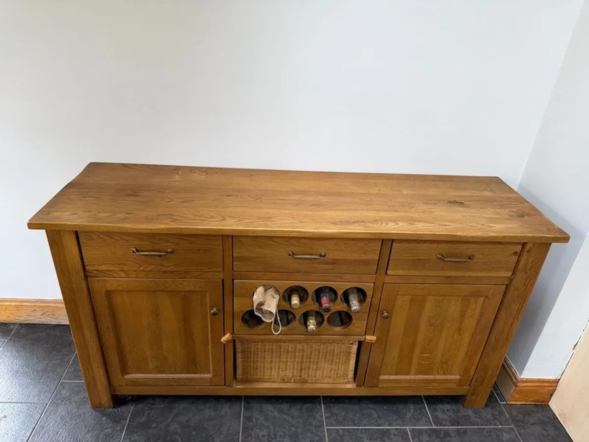 American Oak sideboard - solid - Image 2