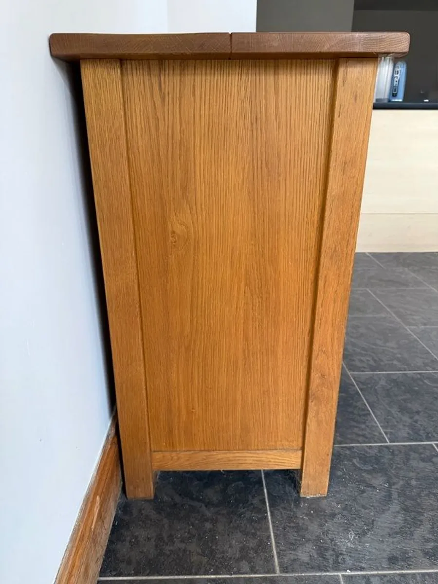American Oak sideboard - solid - Image 3