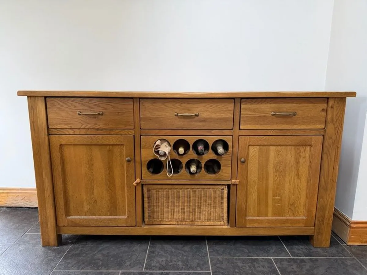 American Oak sideboard - solid - Image 1