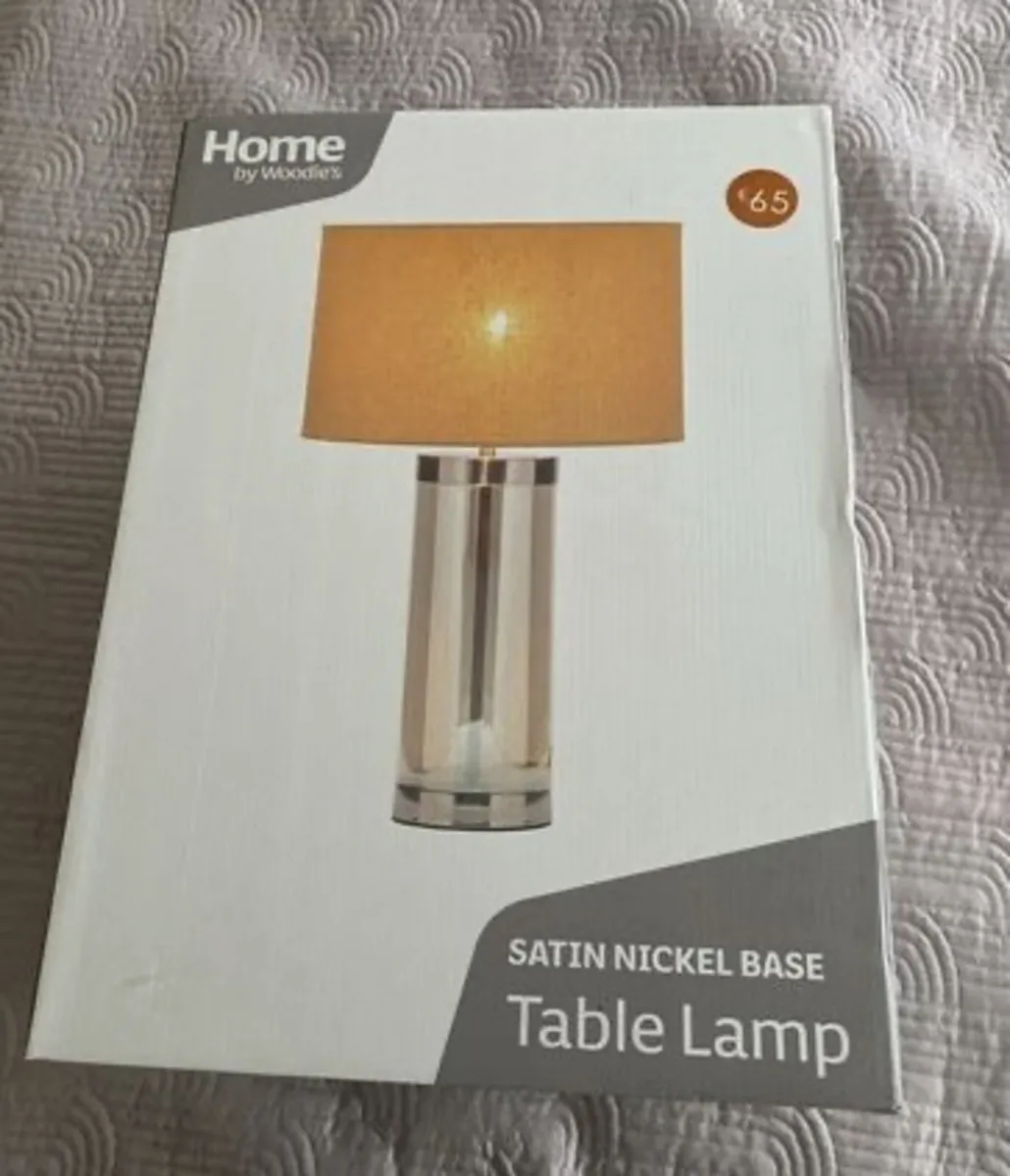 Lamp - Satin Nickel/Ochre- Woodies - Image 1