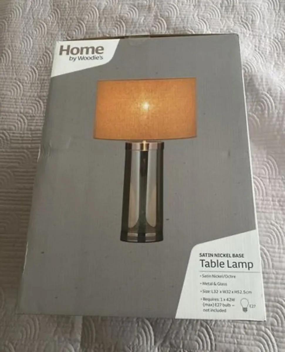 Lamp - Satin Nickel/Ochre- Woodies - Image 3