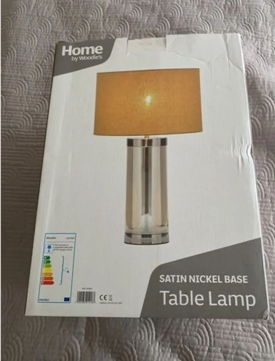 Lamp - Satin Nickel/Ochre- Woodies - Image 4