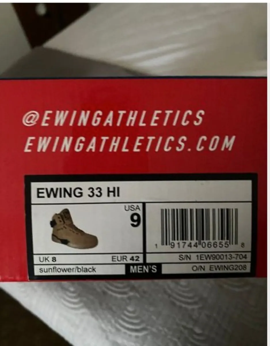 BNWT Patrick Ewing Men's 33 HI Sunflower/Black Siz - Image 2