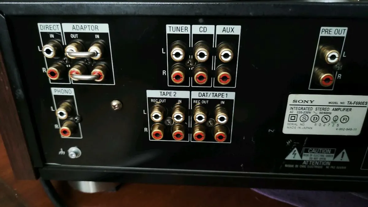 Sony Stereo Integrated Amplifier - Image 4