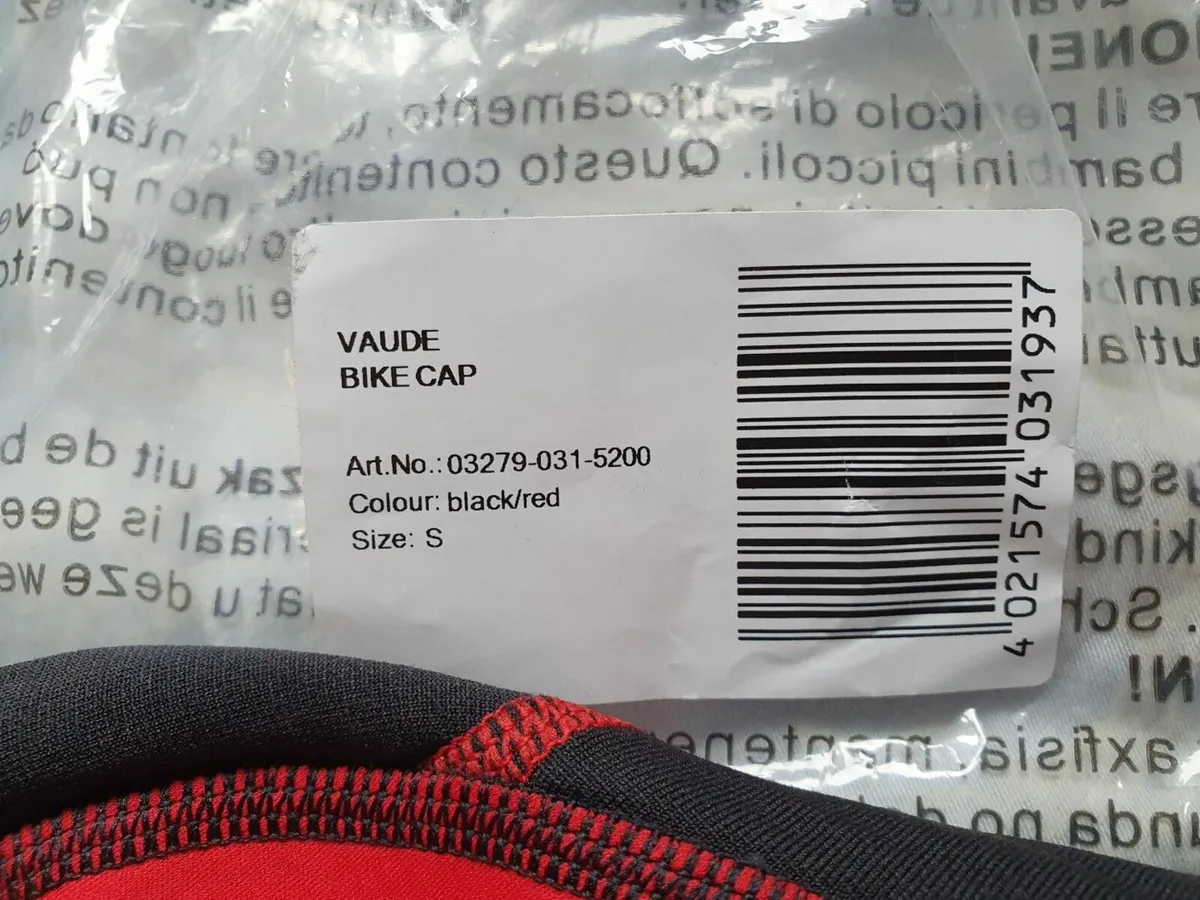 VAUDE bike cap, NEW - Image 1