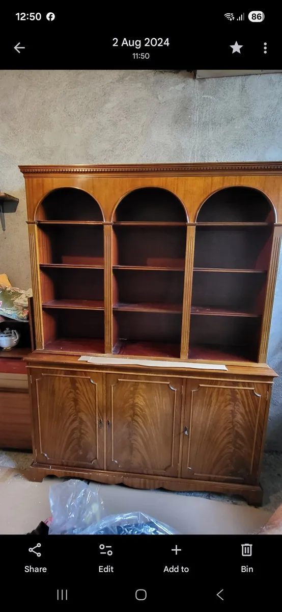 Dining/living room display and storage cabinet