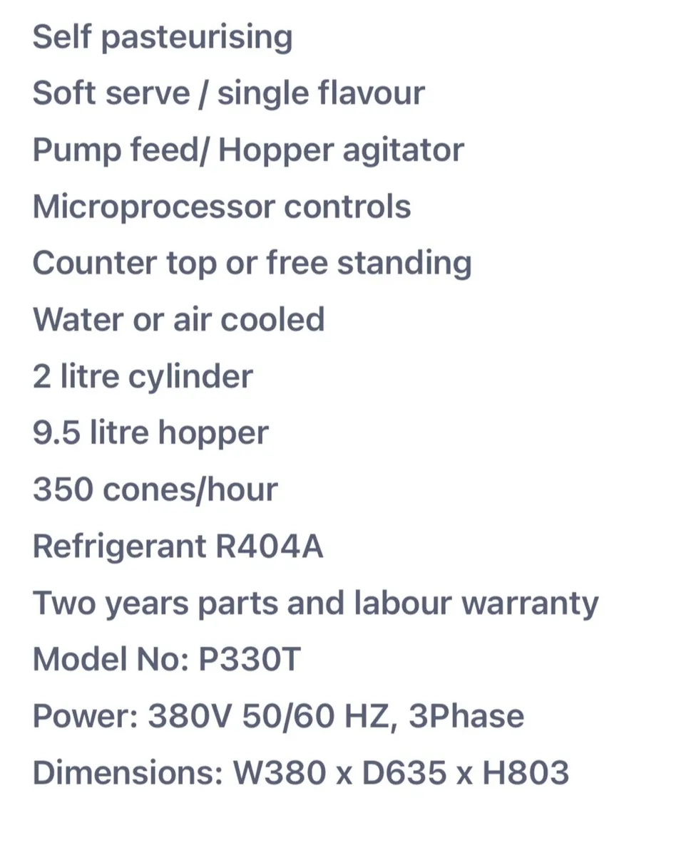 Cone machines and milk shake machines - Image 1