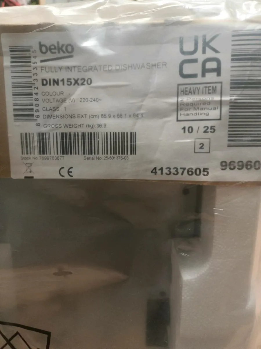 Brand New Beko Integrated Dishwasher – €300 - Image 3