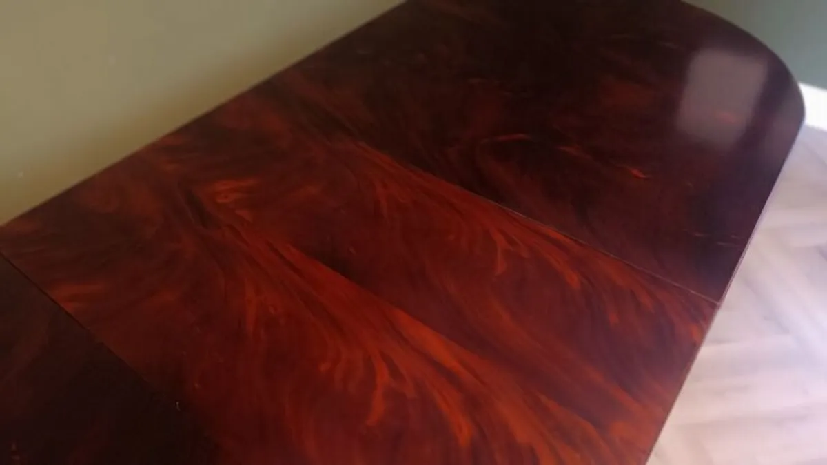 Mahogany Dining Chairs & Table - Image 2