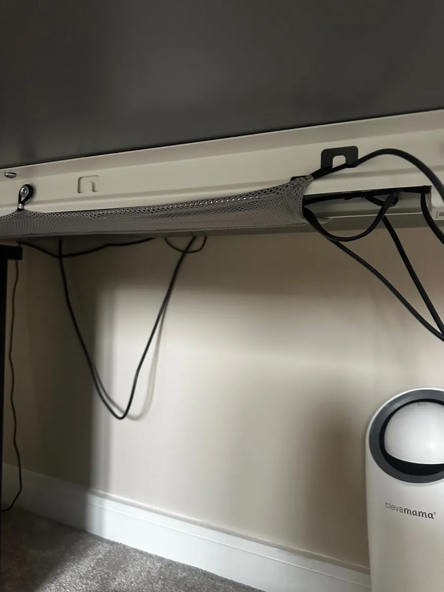 IKEA RODULF Electric Sit/Stand Desk – Grey/White - Image 3